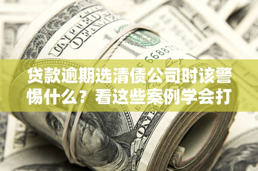 济南贷款逾期选清债公司时该警惕什么？看这些案例学会打翻身仗