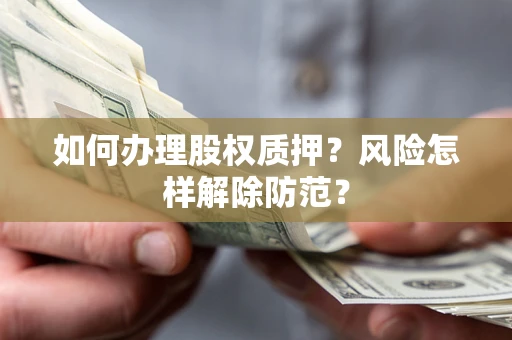 济南如何办理股权质押？风险怎样解除防范？